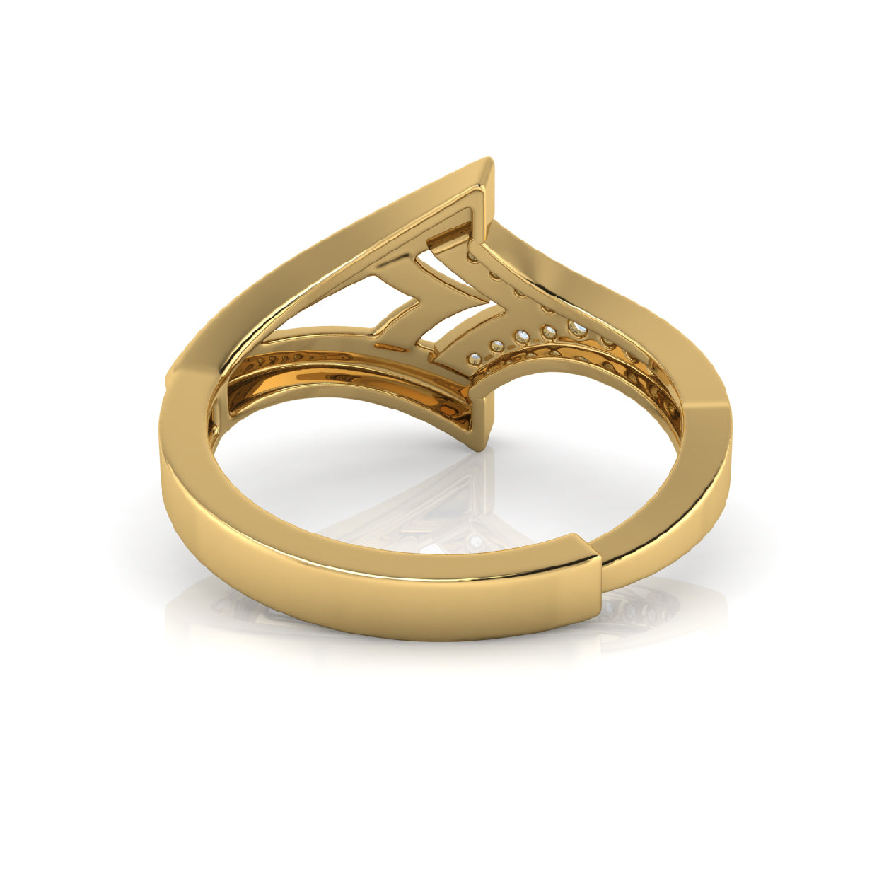 A1 Ring Gold Plated