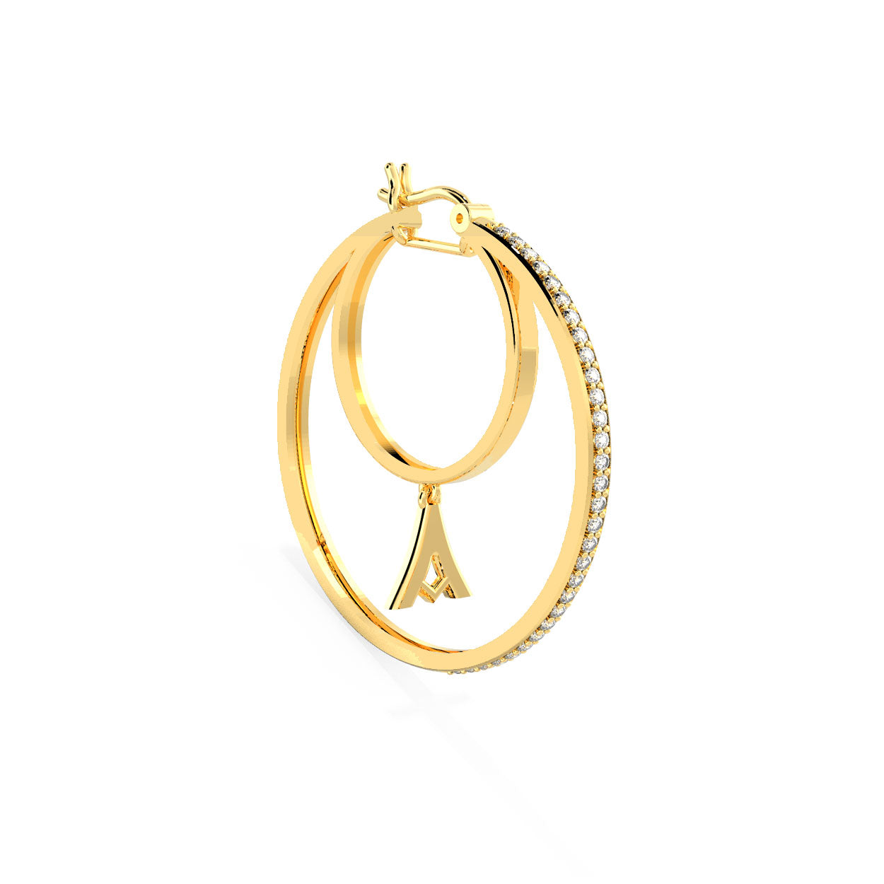 Alokki A Hoop Earrings