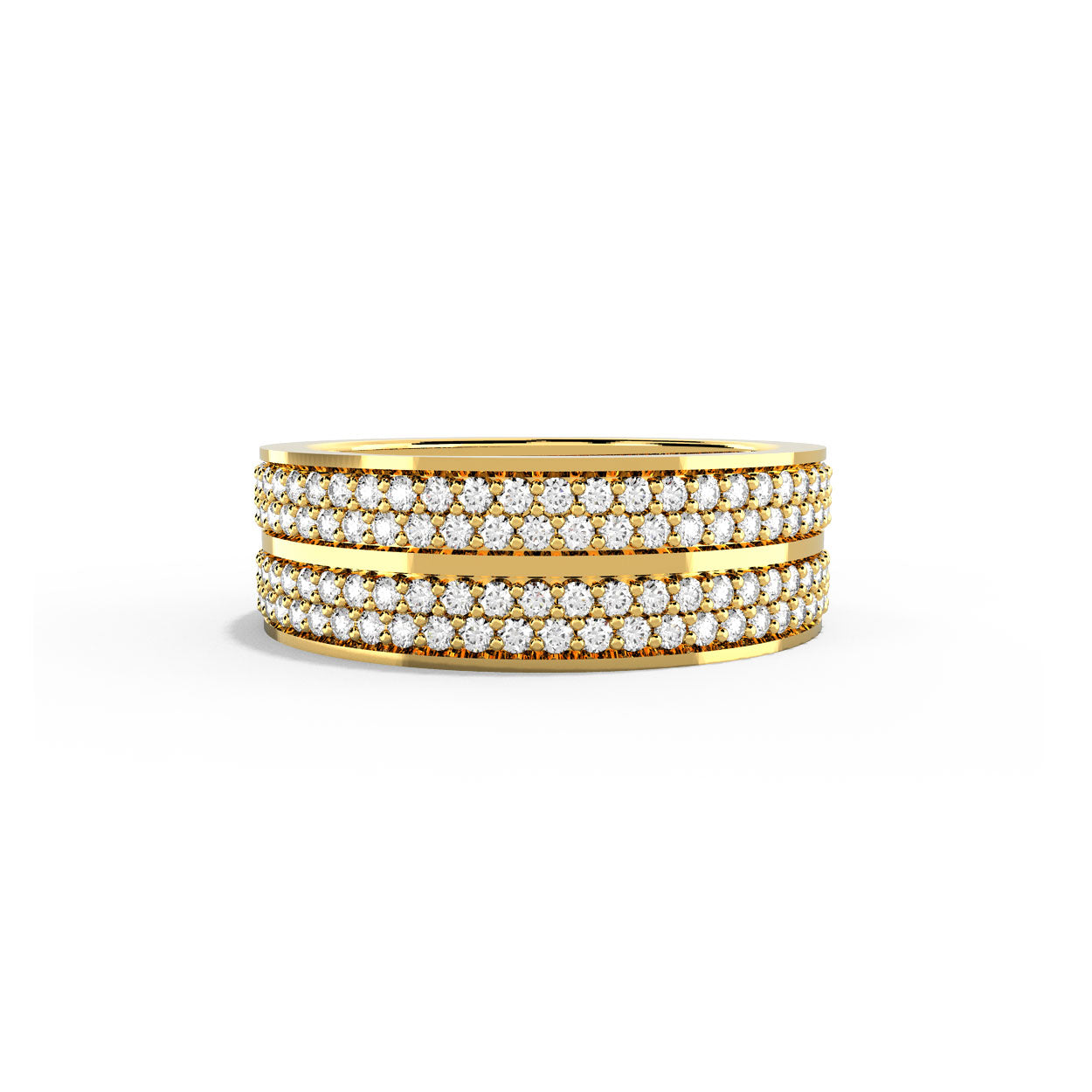 Alokki A Wide Pave CZ Ring