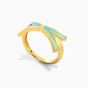 Alokki A Turquoise Wire Ring