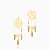 Dream Catcher Hook Earrings