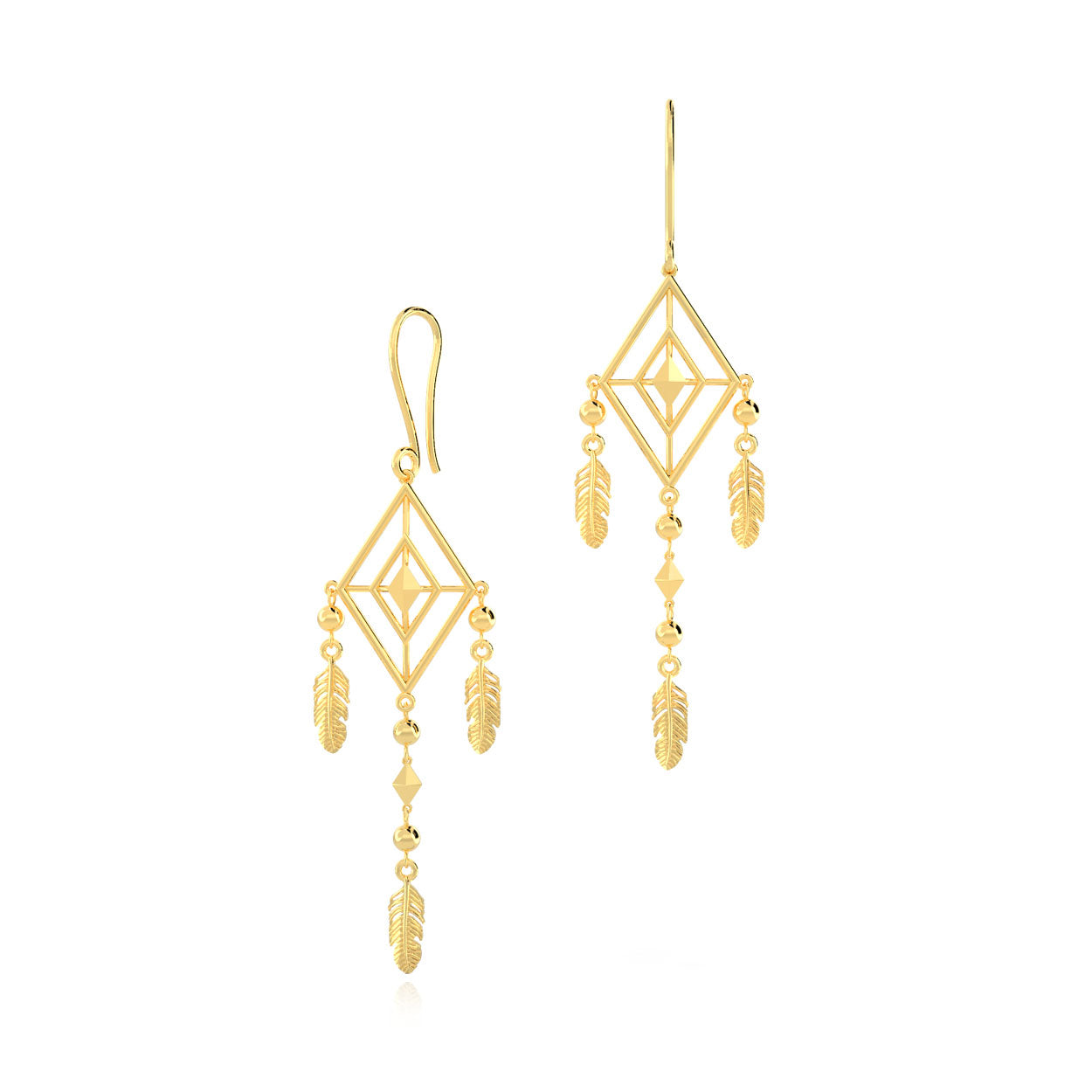 Boho Dream Triangle Hook earrings