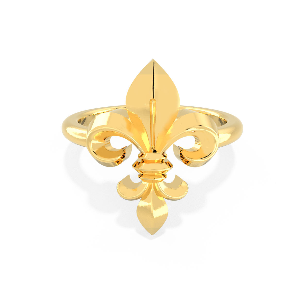 Romantic Floral Fleur De Lis Toering