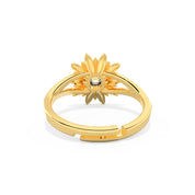 Romantic Floral Sunflower Ring