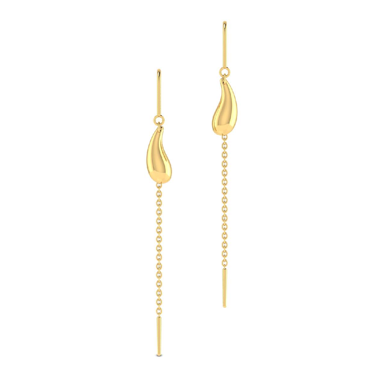 Tear Drop Sui Dhaga Earrings